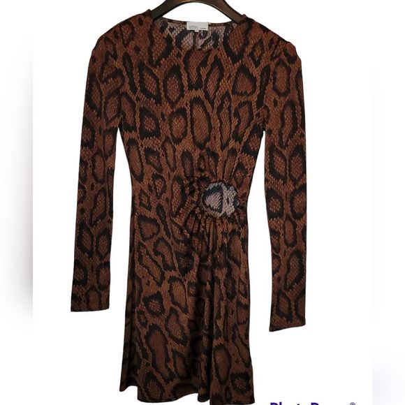 Danielle Bernstein We Wore What Snake Print Mini Dress Size Small - Picture 3 of 7